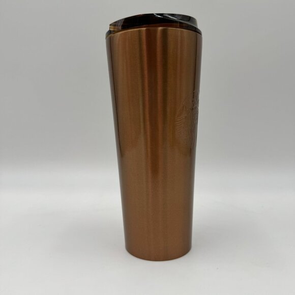 Starbucks Stainless Steel Copper Color 16oz Mug - Picture 6 of 9